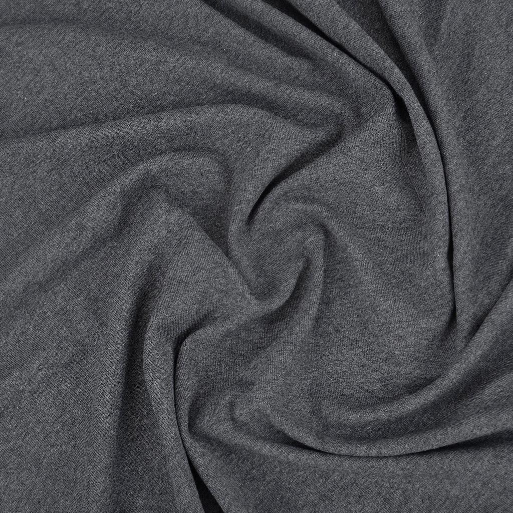 32S Thickened Pure Cotton Ribbed Fleece Fabric for Bottoming Shirts