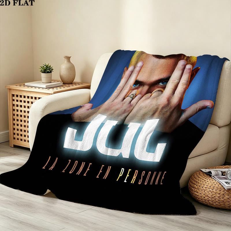 1PC Jul C'Est Pas Des Lol Patterned Flannel Blanket Suitable For All Seasons For Home Decor Warmth And Comfort Gifts Holiday Present