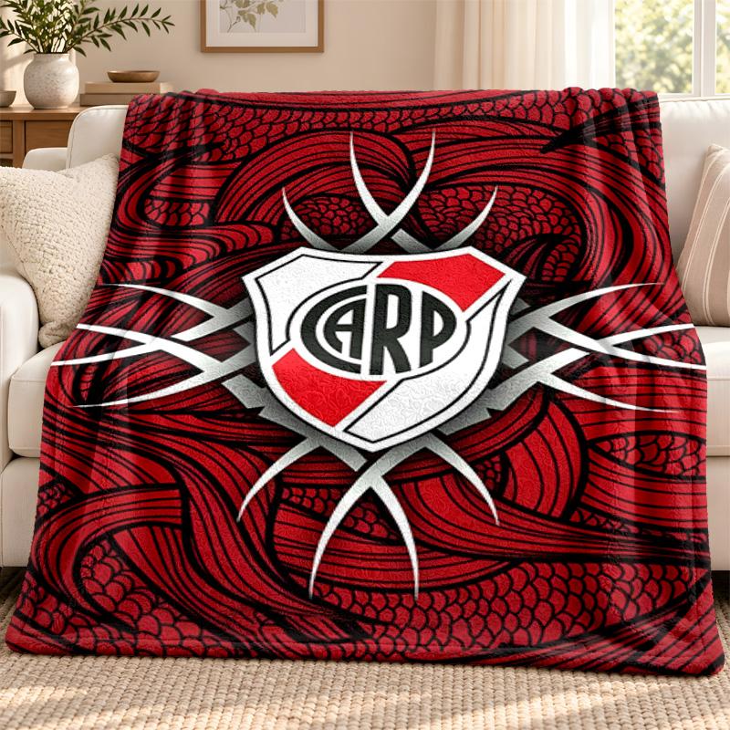 Atletico River Plate blanket Flannel Blanket Soft Cozy Plush Throw for Sofa Bed Lightweight Home Decoration Outdoor camping