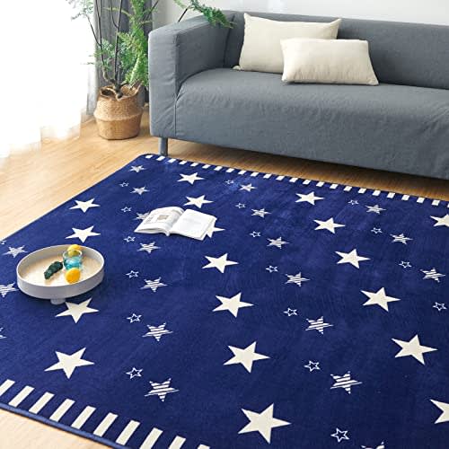 Keusnix Non-Slip Rug, Washable, 135x185cm (Approx. 1.5 Tatami Mats), Dust Mite Resistant, Antibacterial, and Odor Resistant, Comfortable for All Seaso