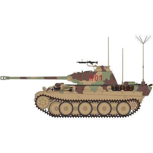 Ryefield Models Масштаб 1/35 Немецкий танк Пантера Ausf.. Танк G Command с подвижными гусеницами, Пластиковая модель, RFM5089, Литье в цвете