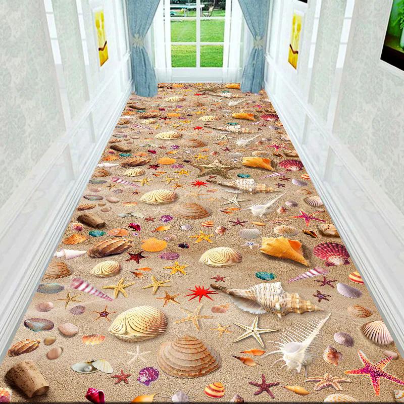 WTEMPO 5D-печатный вырезанный коврик для крыльца, большой размер, ковер для прохода, лестницы, домашний моющийся нескользящий коврик для прихожей