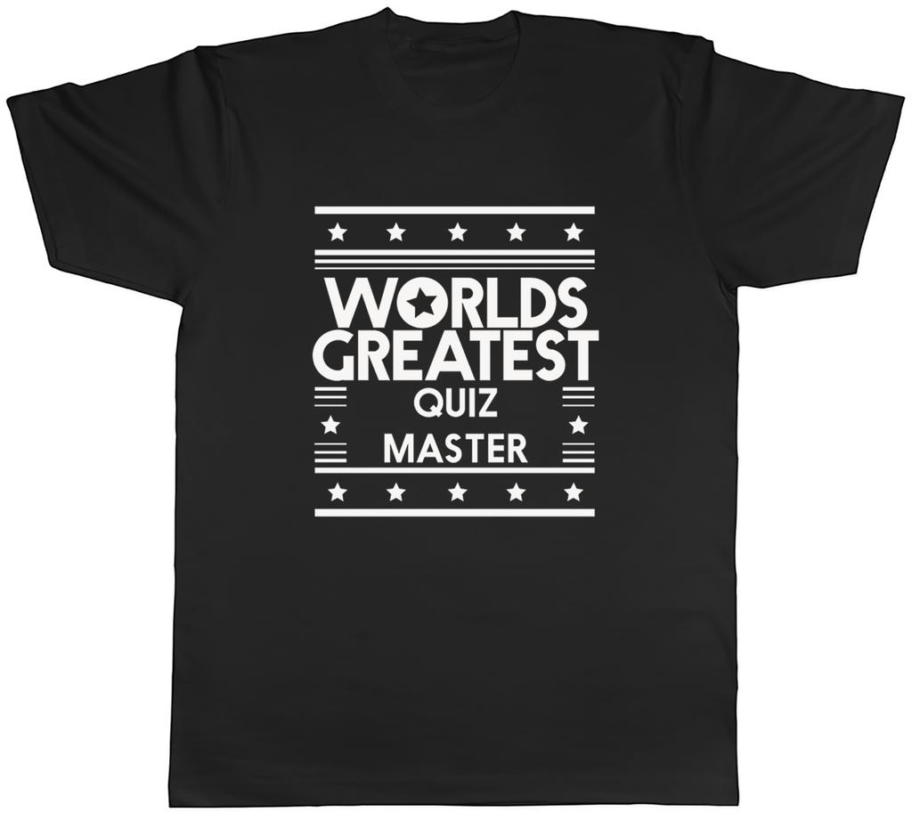 Worlds Greatest Quiz Master Unisexs Unisex TShirt Tee