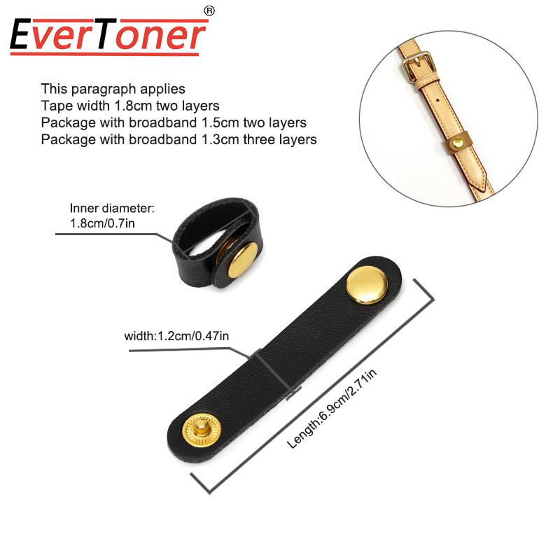 EverToner Пряжка для крепления ручки кожаной сумки Зажим для укорачивания ремня сумки Пряжки для крепления ремня сумки Преобразованные ремни Аксессуары для сумок