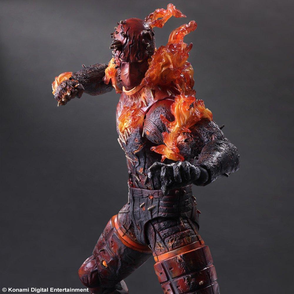PLAY ARTS Kai METAL GEAR SOLID V THE PHANTOM PAIN Burning Man ПВХ окрашенная подвижная фигурка