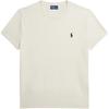 Женская футболка с коротким рукавом Polo, круглый вырез, вышитый логотип, приталенный крой, белая WMPOSWENC021395-101