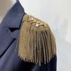 Detachable Shoulder Tassel Epaulet Long Chain Badge New Brooch  Clothing Accessories