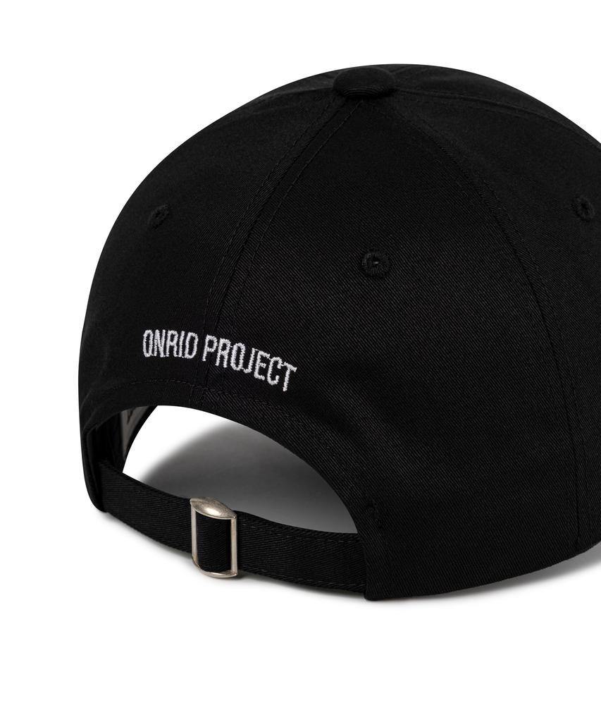 Кепка-бейсболка из габардина ONRIDPROJECT - Черная