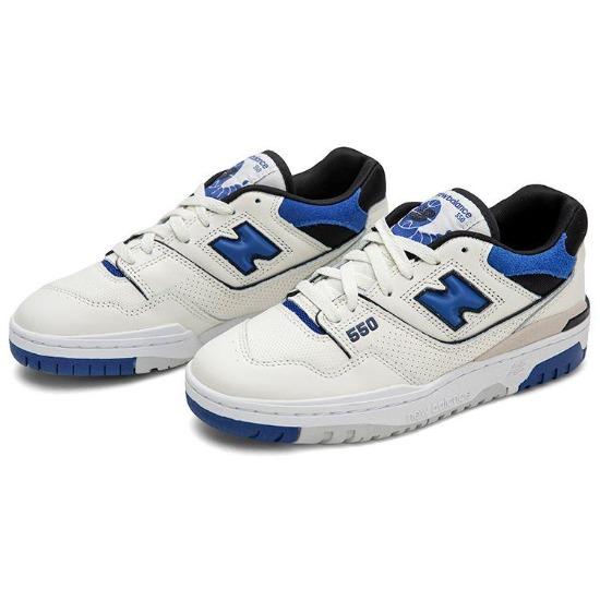 New Balance 550 Sea Salt Team Royal Unisex Sneakers BB550VTA