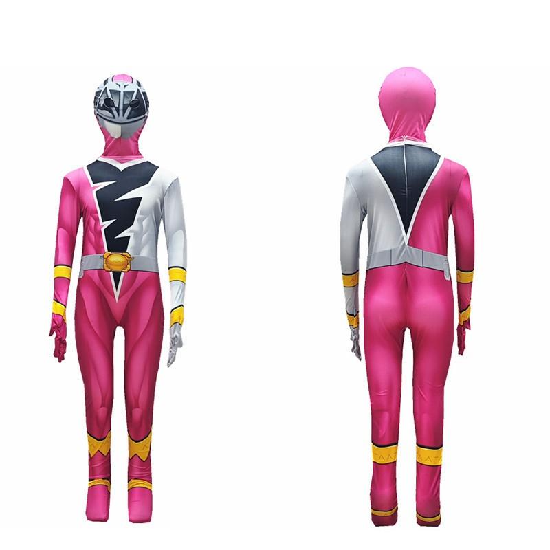 Kids Halloween Cosplay Outfit Superhero Dragon Ranger Bodysuit Anime Themed Costume Role Play