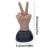 Орнамент на машину "Средний палец" 2 пальца Машущий на солнечной батарее Декор на приборную панель Автомобиля Фигурка на подоконник Аксессуар для салона Автомобиля Забавный