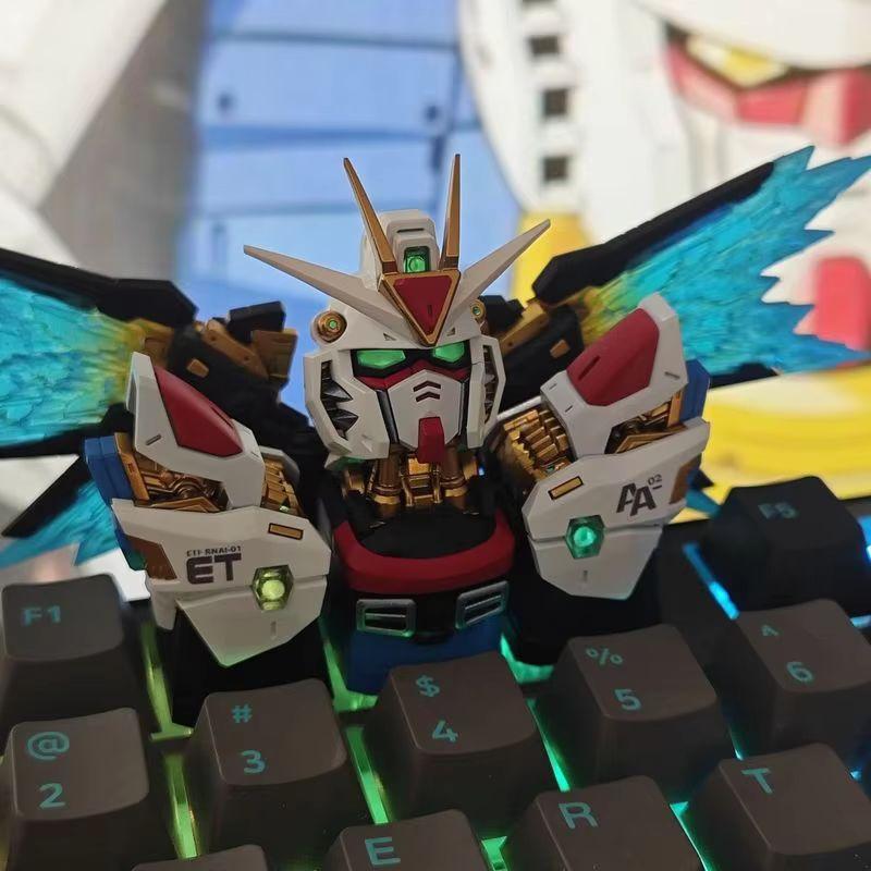 Новые Колпачки для Клавиш Assault Freedom Triple Mobile Warriors Gundam Механические Колпачки для Клавиш Декор Первой Машины Зеро Подарки для Детей Развлекательные Веселые Игры