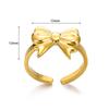 Elegant Women's Open Bow Ring: Niche Design, Versatile & Stylish