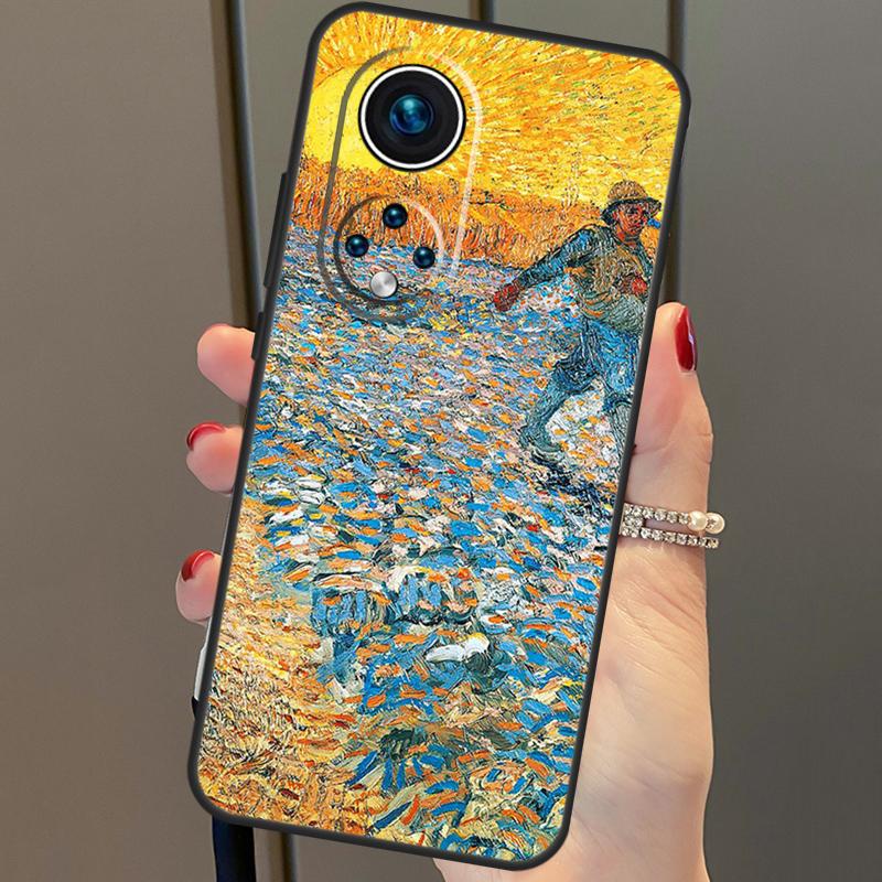 Картина маслом Ван Гог для Huawei P30 Pro P20 P40 Nova 5T 9 P Smart Z 2021, чехол для Honor 8X 9X 10i 50 Lite
