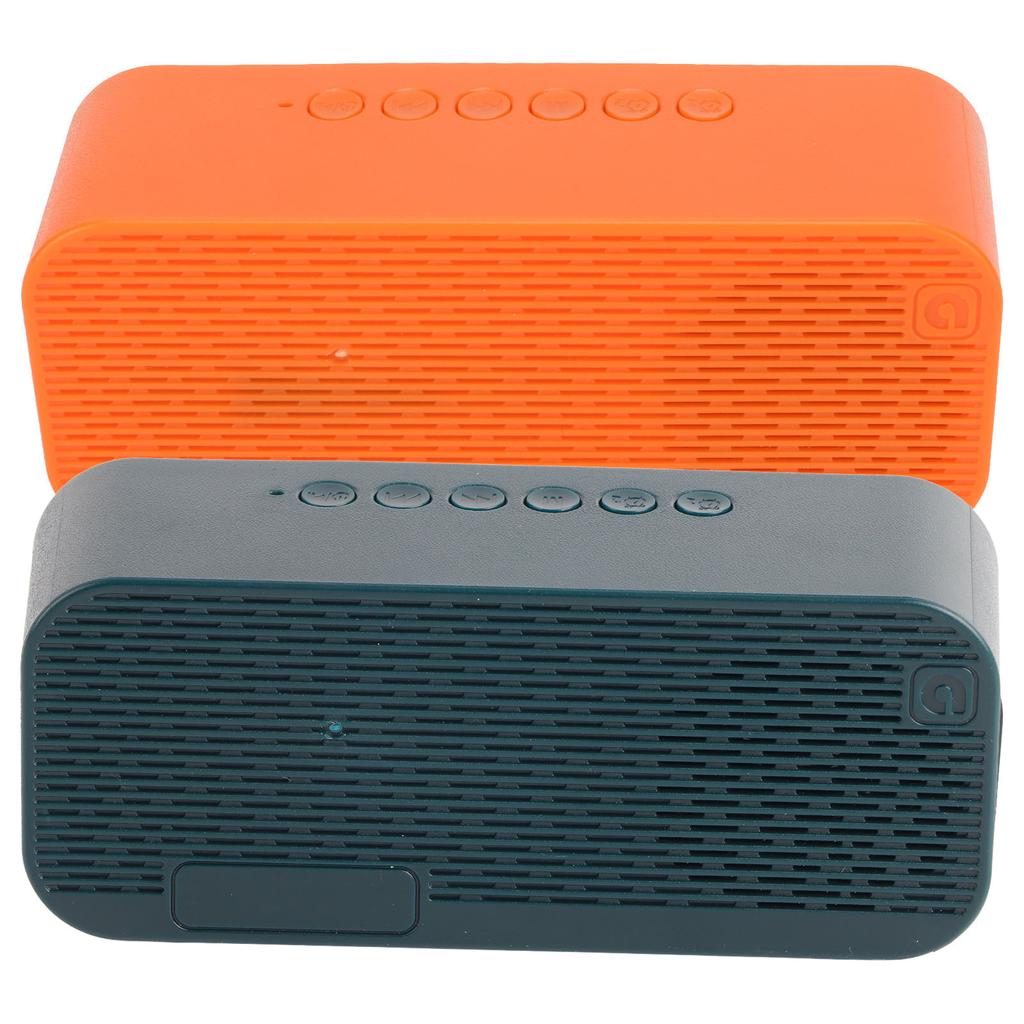 Мини Bluetooth-динамик с мощным басом, двойной будильник, портативный беспроводной динамик со светодиодным дисплеем