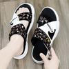 FashionSlippers For Men Outdoor Rubber Platform Sandals Man Elegant Cheap Korean Style Clappers 2024 Low Price Fun Comfortable Shoes