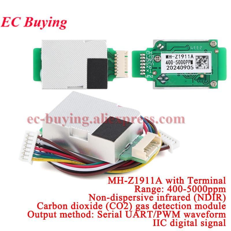 MH-Z19 MH-Z19E Winsen IR Infrared CO2 Sensor Module Carbon Dioxide Gas Sensor NDIR for CO2 Monitor 400-5000ppm UART PWM Output