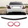 Glossy Black for AMG Style Trunk Lid Spoiler Fit for MercedesBenz CClass C204 Coupe 20112014