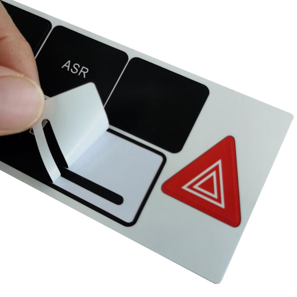 Наклейки для ремонта кнопок, наклейка на отделку салона автомобиля, наклейка для ремонта переключателя для A6 C5 1998-2004