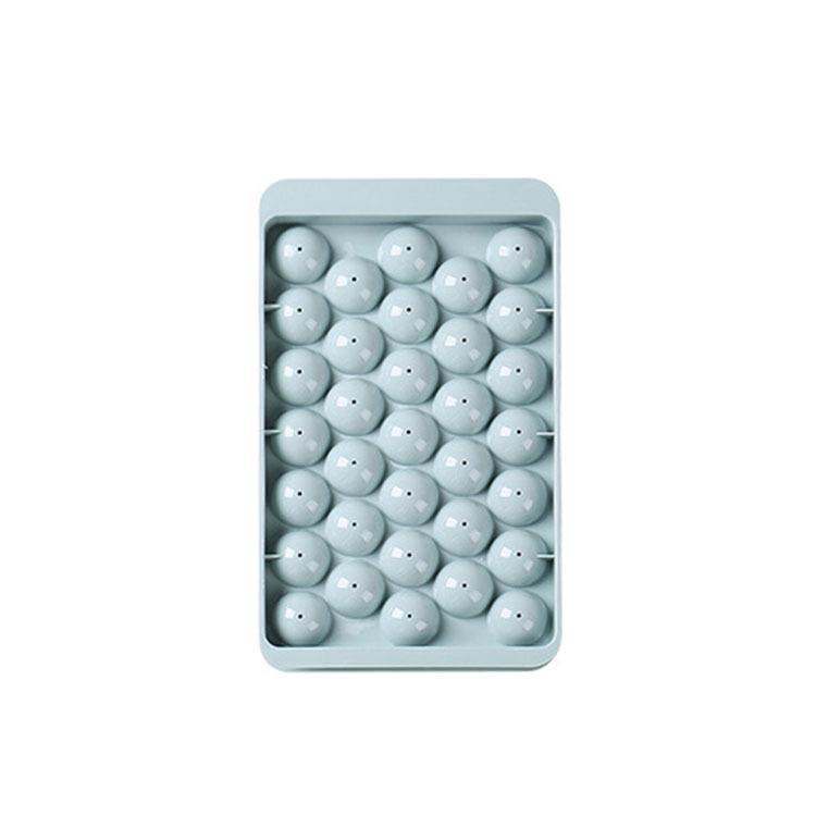 Japanese Food-Grade Round Ice Ball Mold with Lid for Popsicles & Ice Cubes