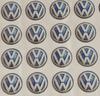 Car Key Sticker Auto Control Keychain Badge Accessories For Volkswagen VW Rline R GTI Golf Polo Passat Magotan Tiguan Bora Jetta