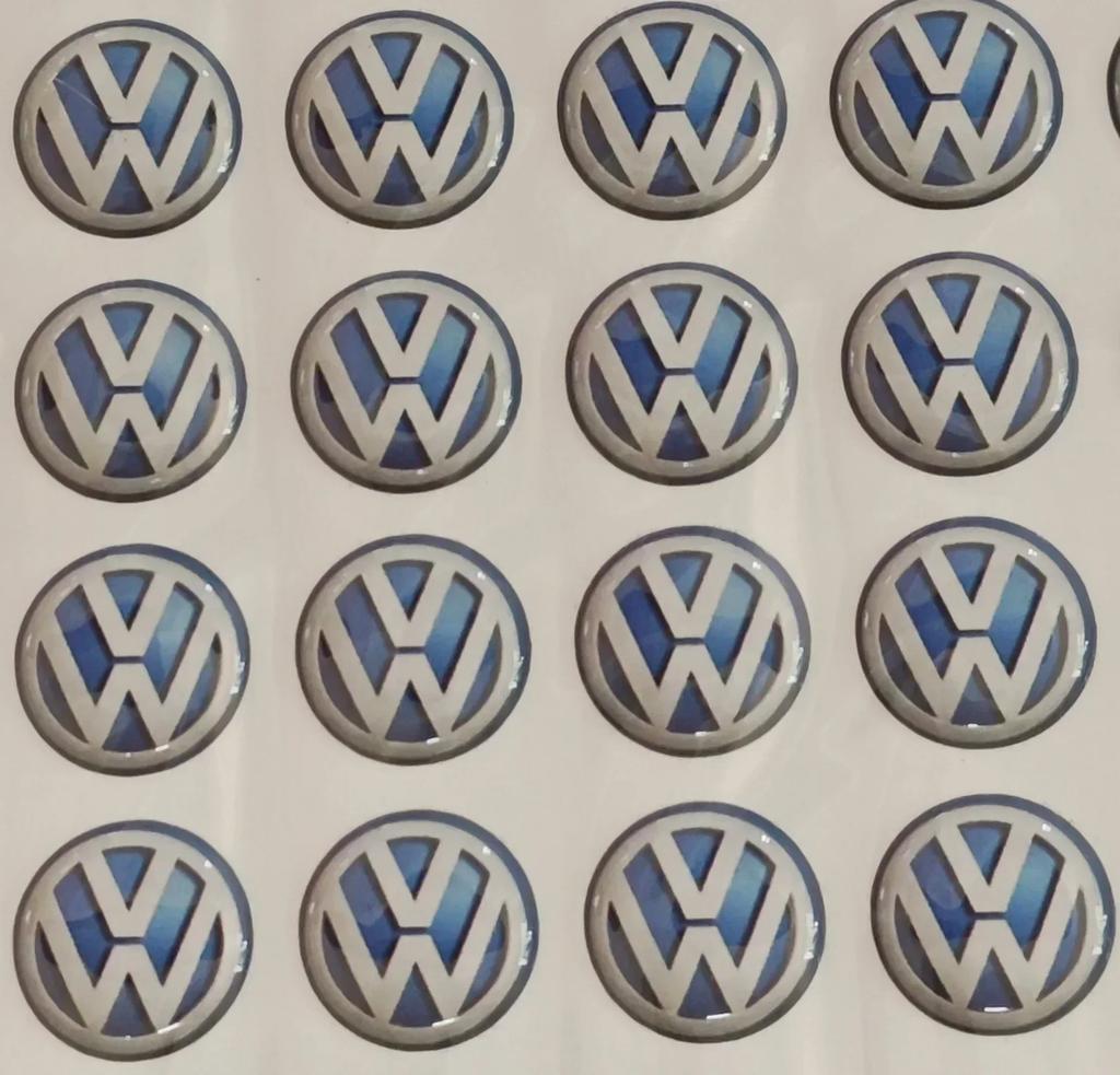 Car Key Sticker Auto Control Keychain Badge Accessories For Volkswagen VW Rline R GTI Golf Polo Passat Magotan Tiguan Bora Jetta