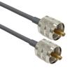 Кабель RG58 PL259 UHF Папа к UHF Мама SO239 Кабель PL-259 к SO239 РЧ коаксиальный