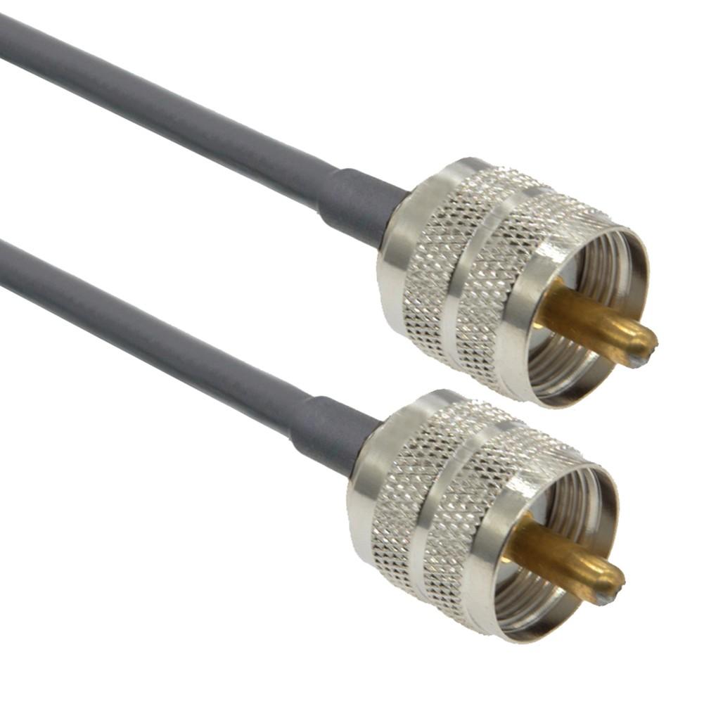 Кабель RG58 PL259 UHF Папа к UHF Мама SO239 Кабель PL-259 к SO239 РЧ коаксиальный