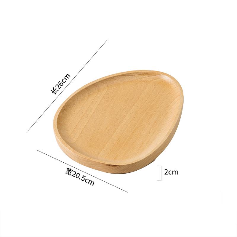 Креативная нестандартная обеденная тарелка из бука, десертная тарелка, тарелка для торта, суши-тарелки, салатные тарелки, специальная ресторанная посуда