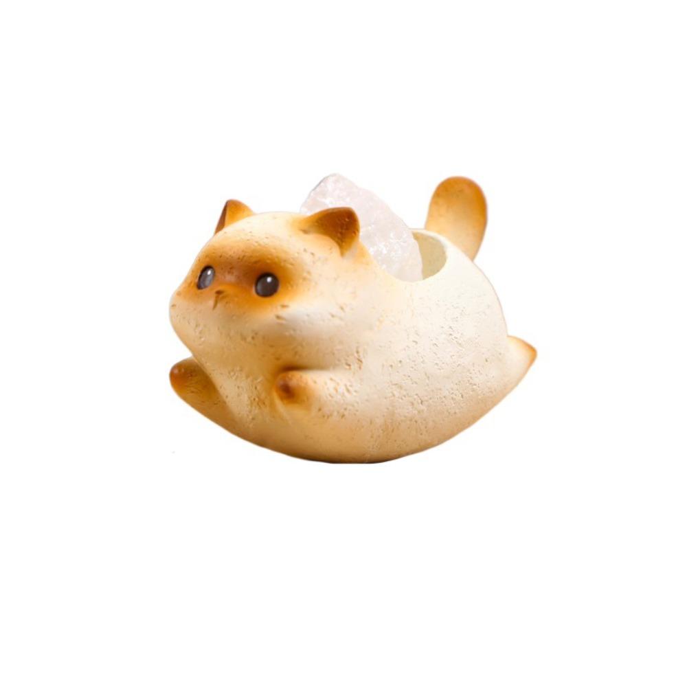 Cute Cat Swinging Ornament Creative Miniatures Figurine Crafts Cat Statue  Bedroom