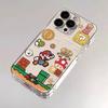 Прозрачный мультяшный чехол Mario для iPhone 17 Pro Max: Полное покрытие, Защита от падений, Тонкий летний чехол