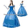 Костюм Золушки в европейском и американском стиле 2019 года для Хэллоуин-вечеринки и сценического выступления