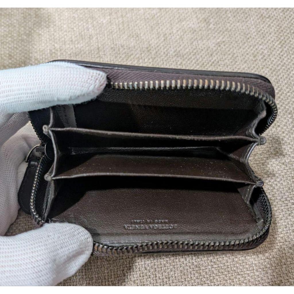 Used Beautiful condition BOTTEGA VENETA Intrecciato Round Coin Case