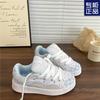 2025 Spring New Student Versatile Sports Casual Board Shoes Korean Version of the Design Sense Color Matching Bread Shoes Women's Fashion Trend