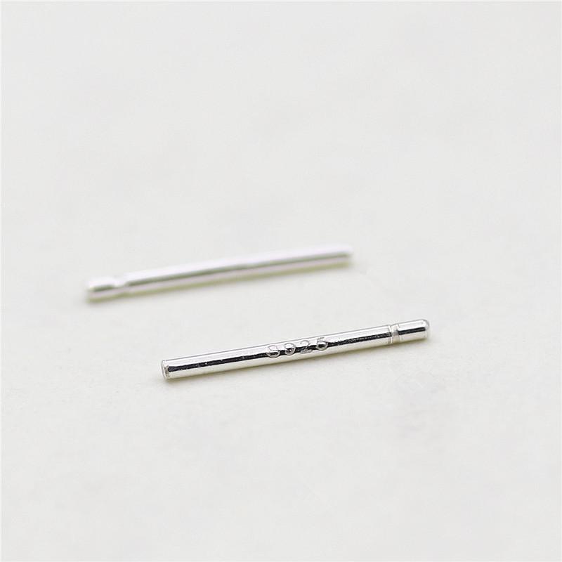 Sterling Silver S925 Round Bead Earrings for Women, Fashionable Mini and Simple Design, Basic Silver Bean Style.