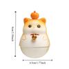 Chubby Cat Resin Ornament Shake Toys Cat Car Decorations Cat Resin Figure Cat Swinging Doll  Gifts
