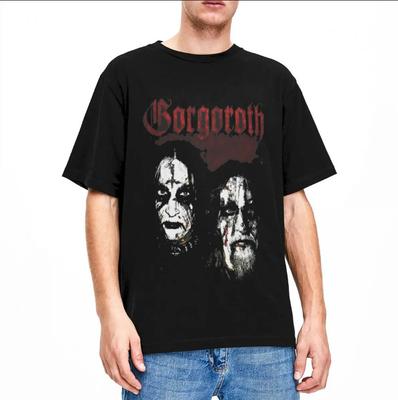 Черная футболка с логотипом группы Gorgoroth Хлопок S-5XL Для мужчин Женщин Унисекс Футболка