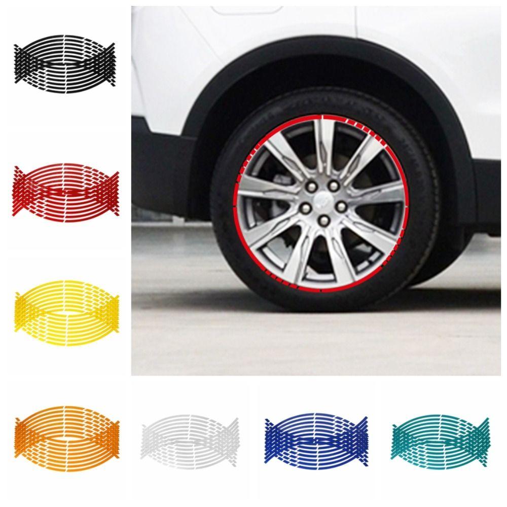 ПВХ 18" наклейки на колеса мотоцикла водонепроницаемая светоотражающая лента для обода мотоцикла аксессуары для мотоцикла