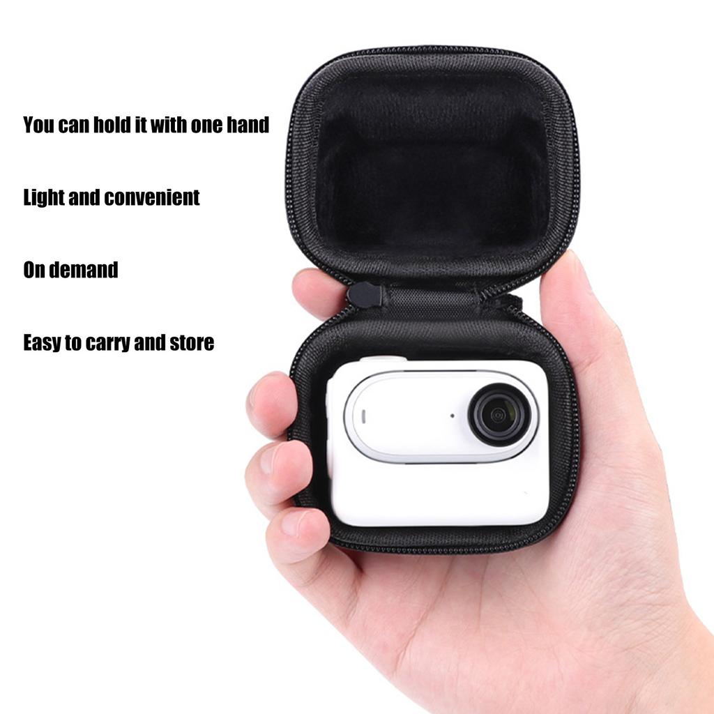Carrying Case For Insta360 GO 3 Protective Hard Shell Bag Waterproof Canvas EVA Camera Storage Pouch