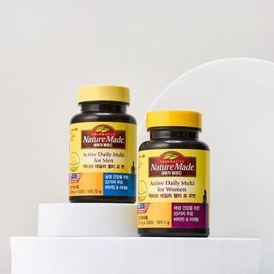 Выберите 1 из 3 ежедневных мультисетов Nature Made Active