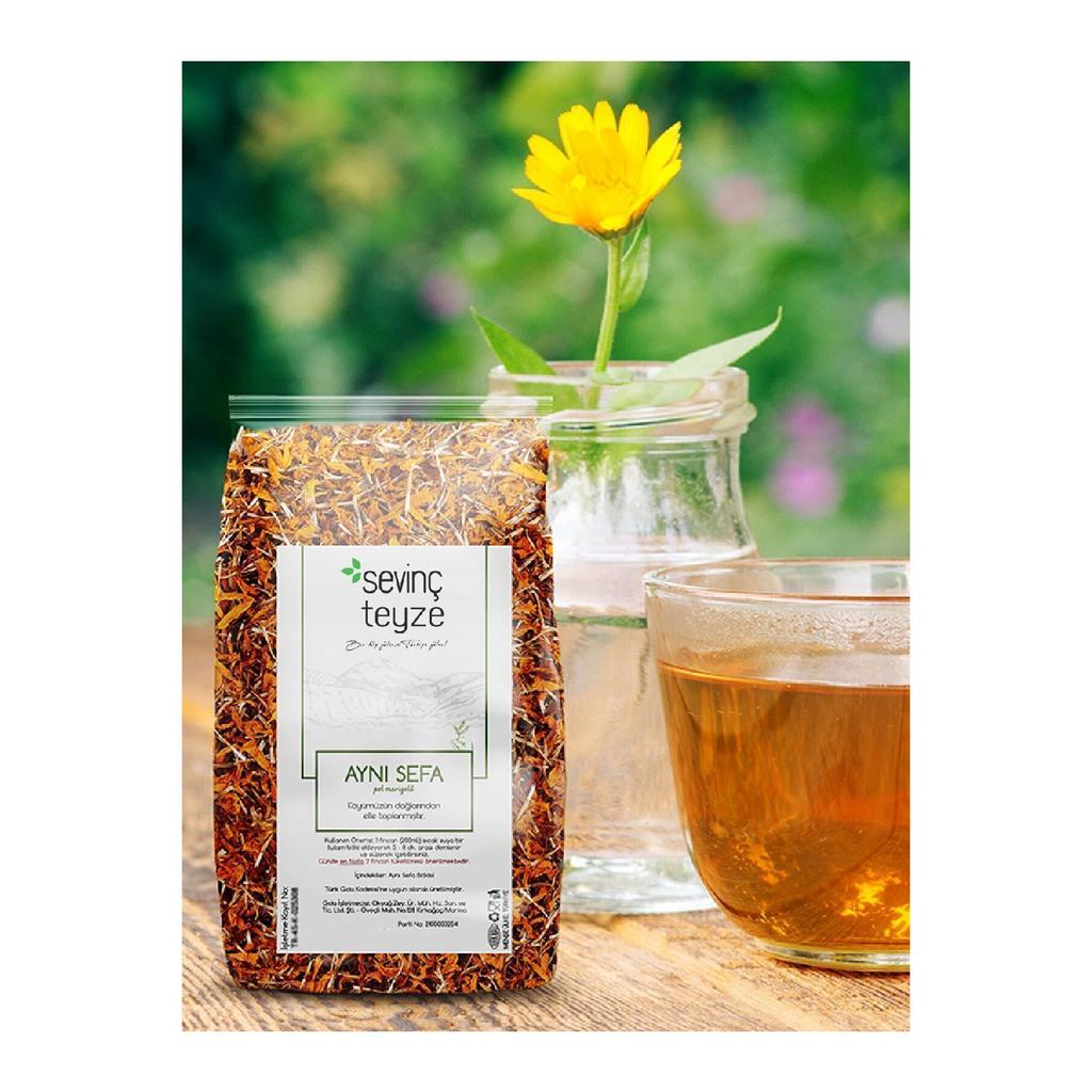 Auntie Sevin Calendula Flower, Orange Narcissus, Pol Marigold, Calendula Officinalis, 40grams.