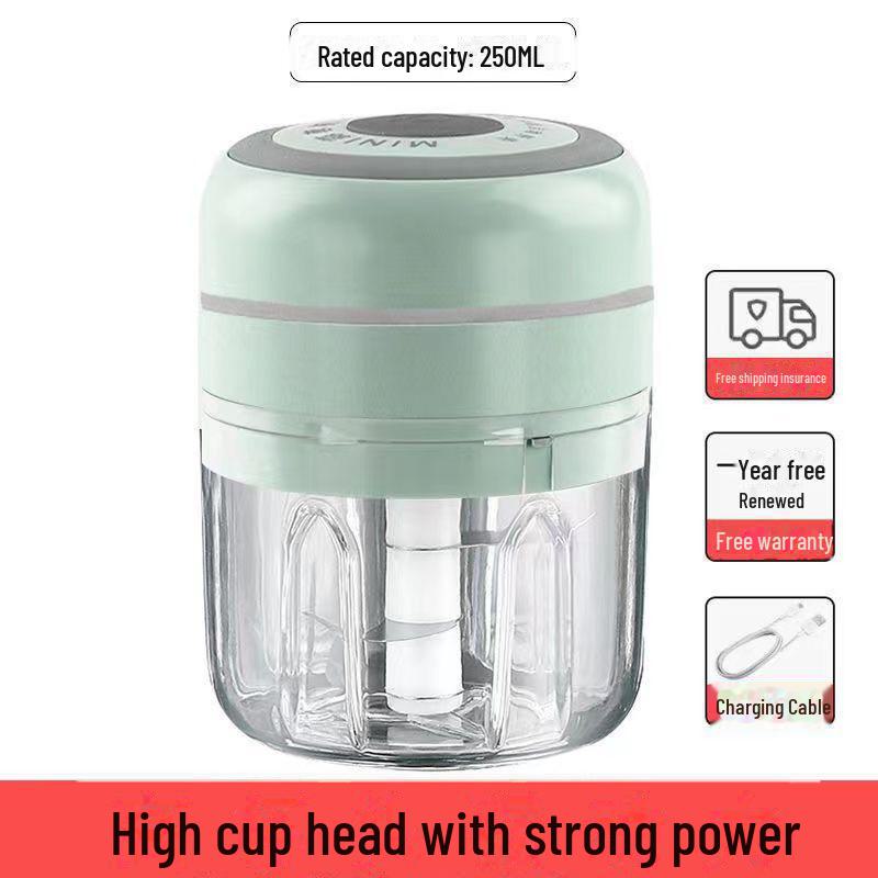 Беспроводная электрическая чесночница и мини-измельчитель