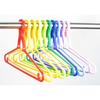 Sawafuji Colorful Bachiri Laundry Hanger, Medium, 388mm Wide, Set of 10, Made In Japan, Anti-Fly Grip Catch Hangers, Collar-Fit, Storage, Hanging for