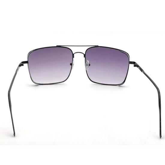 RSINC Unisex Premium Metal Hinges Heavy UV Protected Sunglass | Retro Premium Metal Frame 100% UV Rectangular Dark Black | O