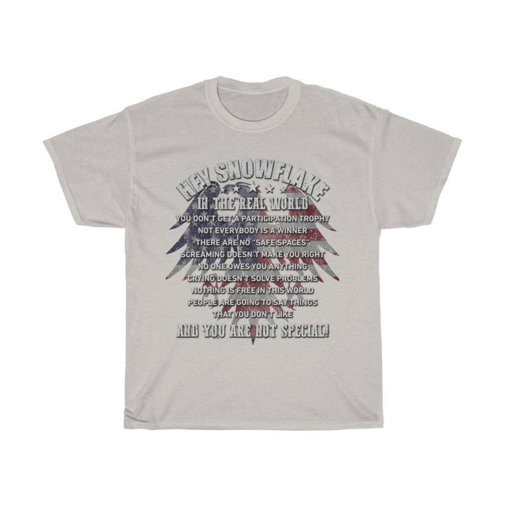 Hey Snowflake You Are Not Special Funny Mens Kids T Shirt
