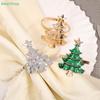 6Pcs Christmas Tree Napkin Rings Metal Creative Napkin Holders Silver And Gold Table Setting Decoration For Hotels