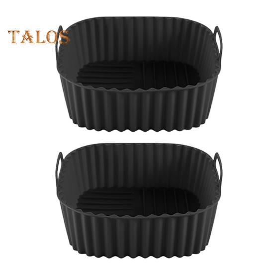 Силиконовый поднос для корзин для фритюрницы Многоразовые силиконовые вкладыши для фритюрницы Без бисфенола А Противень для фритюрницы Замена пергаментной бумаги