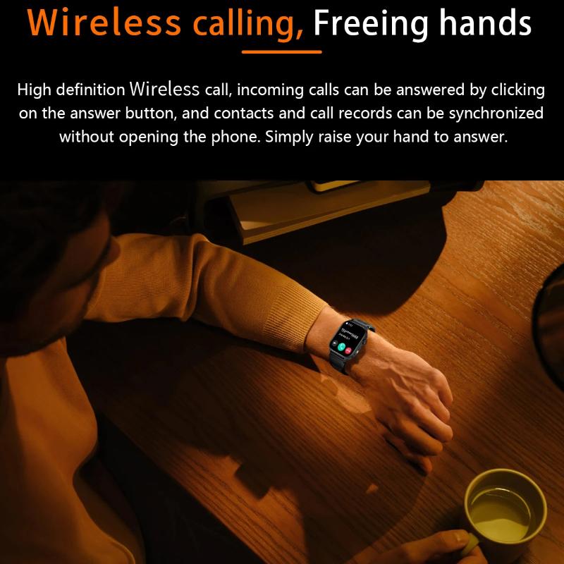 2025 Новые мужские смарт-часы Фонарик 2.01" HD Большой экран Голосовой ИИ Bluetooth Звонок Спортивные часы Монитор здоровья Смарт-часы Женские