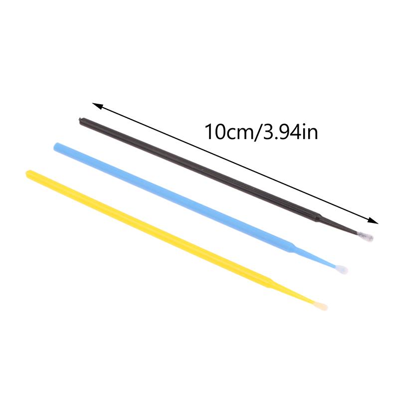 100 шт. микро-кисточка для наращивания ресниц, микро-ватные палочки для губ, тушь для ресниц, розовая микрокисточка