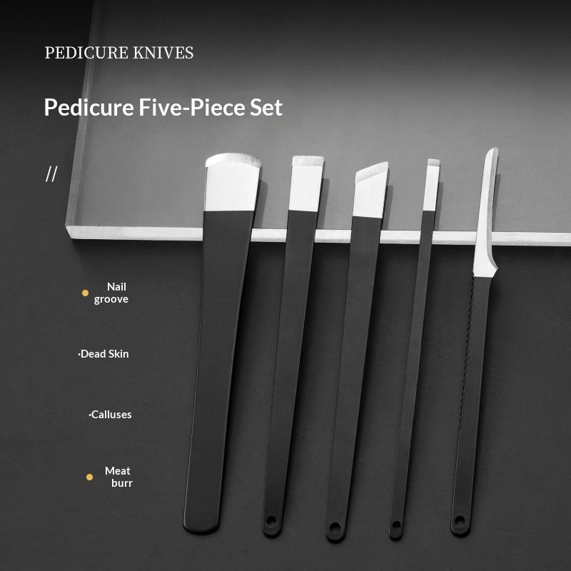 Pedicure Knife Tool Set 3-6Pcs Sharp Stainless Steel Blades with Storage Box for Corn Callus Dead Skin Removal